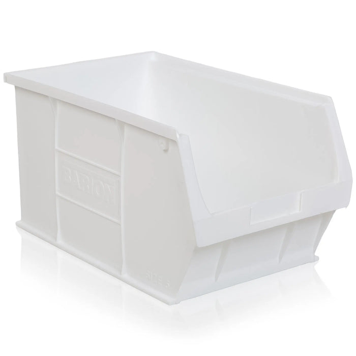 Pack of 20 - TC3 Antibacterial Semi Open Fronted Plastic Storage Boxes TC