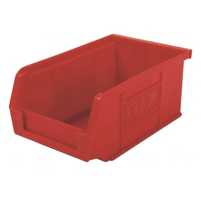 Pack of 20 - XL2 Semi-Open Front Small Parts Plastic Containers XL