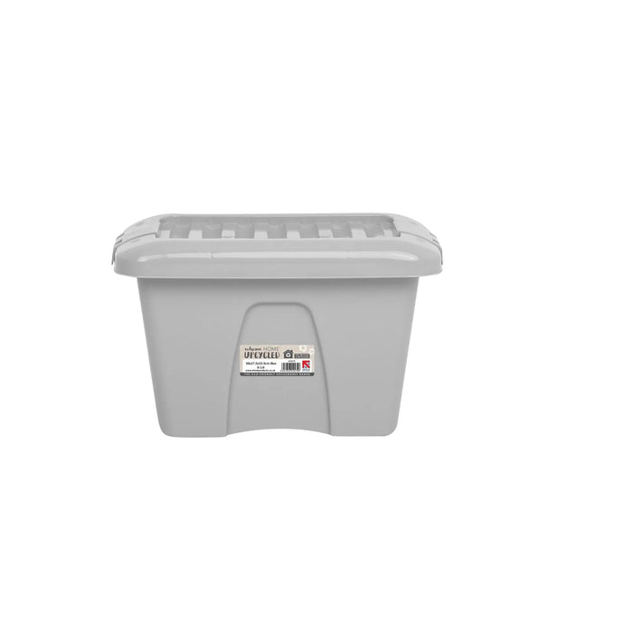 Pack of 4 - 14 Litre Home Upcycled Plastic Box with Lid Wham Storage