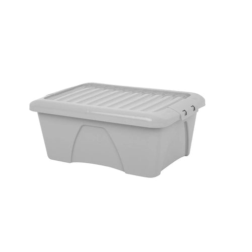 Pack of 4 - 34 Litre Home Upcycled Plastic Box & Lid Wham Storage