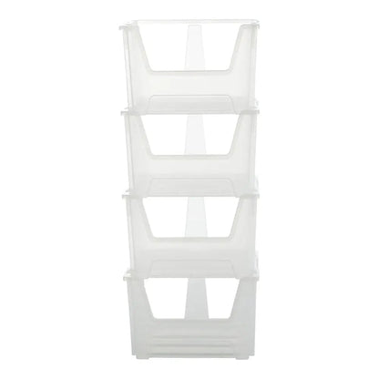 Pack of 4 - XSTORE Plastic Picking/Stacking Boxes XL