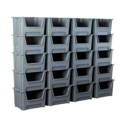Pack of 4 - XSTORE Plastic Picking/Stacking Boxes XL