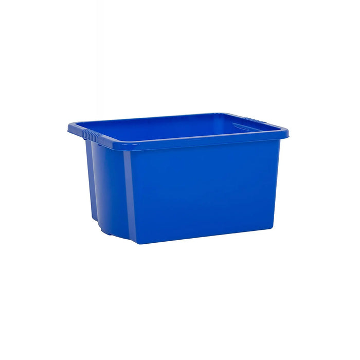 Pack of 5 - 35 Litre Stack and Store Plastic Storage Boxes Wham Storage