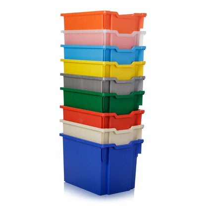 Pack of 5 - Gratnells Jumbo Stack and Store 30 Litre Plastic Storage Boxes