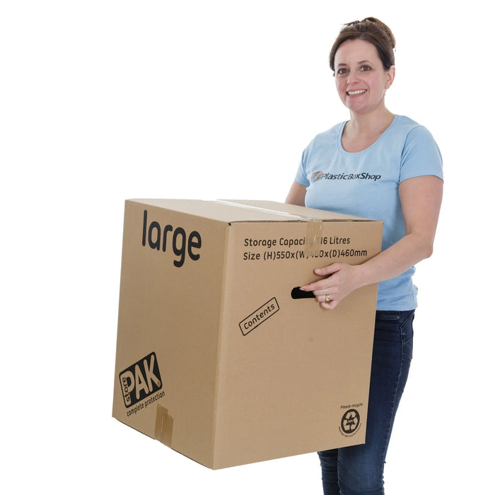Pack of 5 - Large Cardboard Packing Boxes StorePak