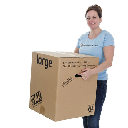Pack of 5 - Large Cardboard Packing Boxes StorePak