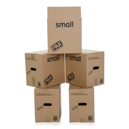 Pack of 5 - Small Cardboard Packing Boxes StorePak