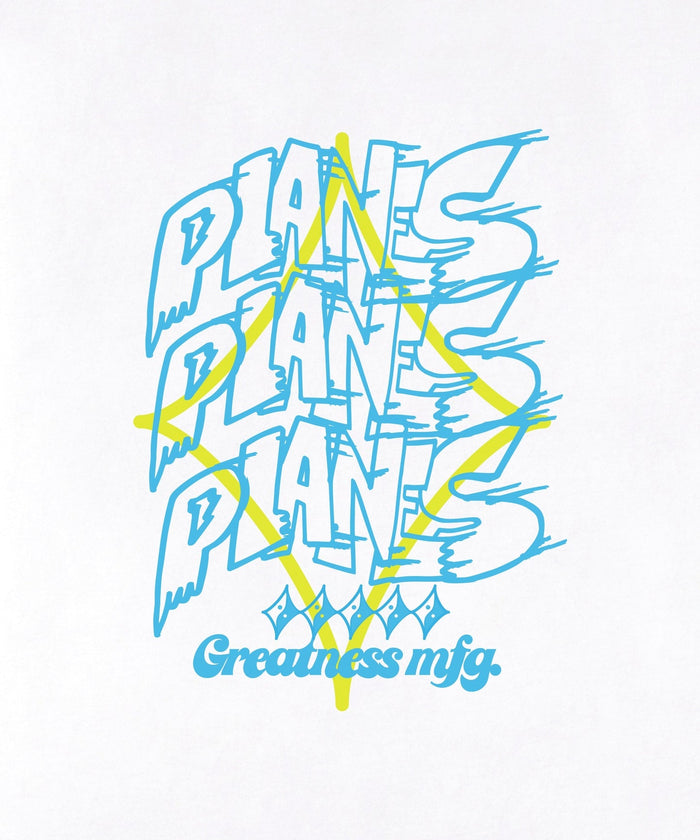 Paper Planes PPL Stacked Tee - White