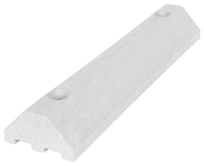 Plastic Parking Block with Cable Channels - Crowd Control Warehouse