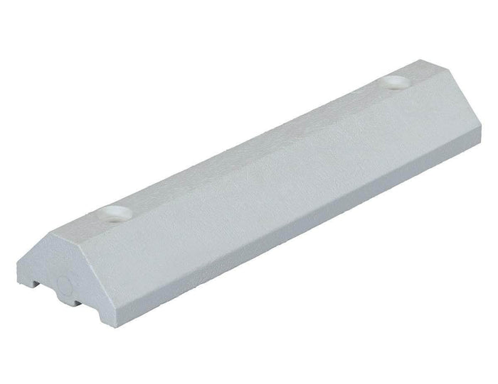Plastic Parking Block with Cable Channels - Crowd Control Warehouse