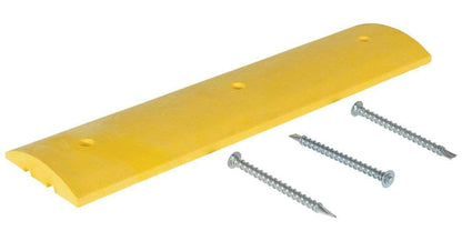Plastic Speed Bump with Cable Channels - Crowd Control Warehouse