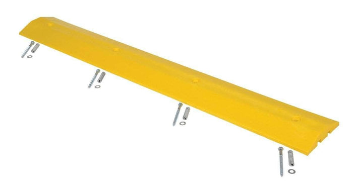 Plastic Speed Bump with Cable Channels - Crowd Control Warehouse