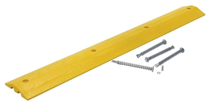 Plastic Speed Bump with Cable Channels - Crowd Control Warehouse