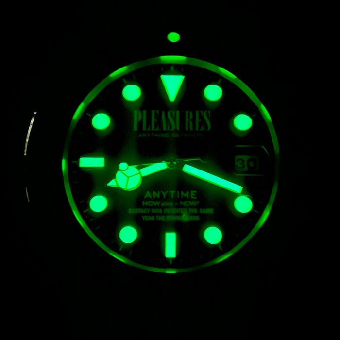 PLEASURES ANYTIME CLOCK - BLACK