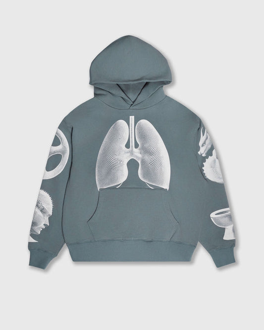 PLEASURES DYSFUNCTION HOODIE (P26SP014-GREY)