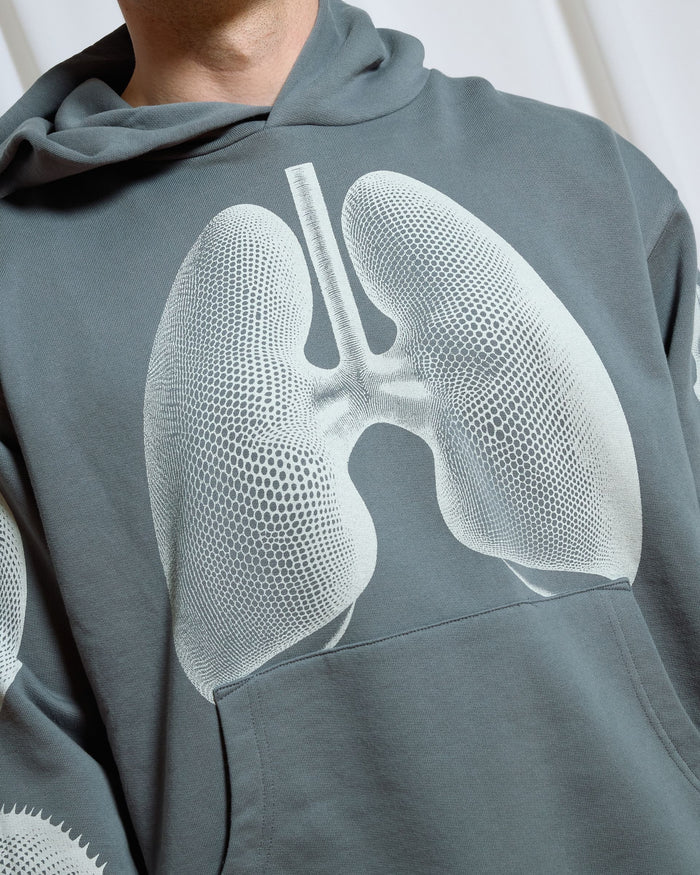 PLEASURES DYSFUNCTION HOODIE (P26SP014-GREY)