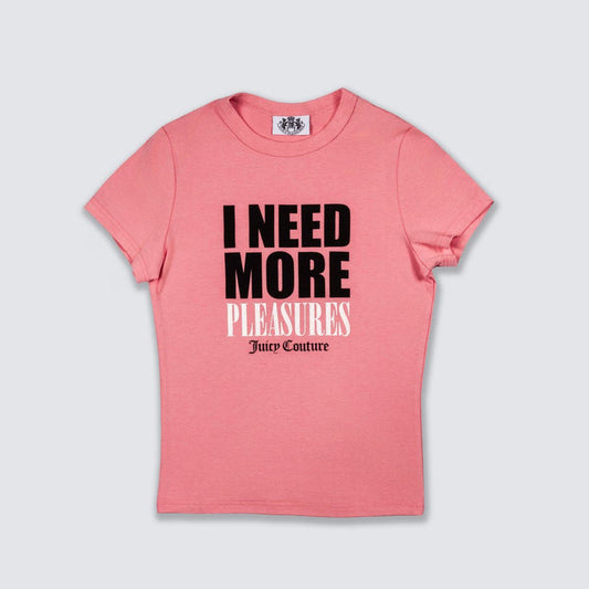 PLEASURES JUICY PLEASURES BABY TEE (WOMEN'S) - PINK