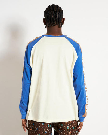 PLEASURES TECHNO RAGLAN LONG SLEEVE - OFF WHITE
