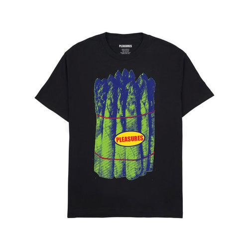PLEASURES VEGGIE T-SHIRT - BLACK