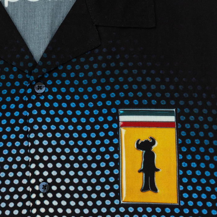 PLEASURES WITHOUT MOVING BUTTON DOWN - BLACK
