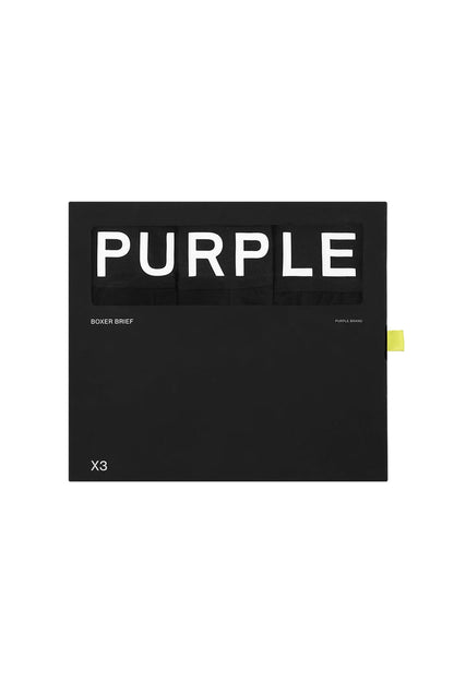 Purple Brand Boxer Briefs - 3 Pack - Black
