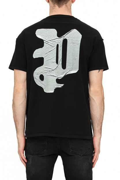 Purple Brand P101 Black TBTP425 Textured Inside Out Tee - Black