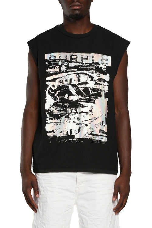 Purple Brand P103-TBIF226 TEXTURED SLEEVELESS TEE