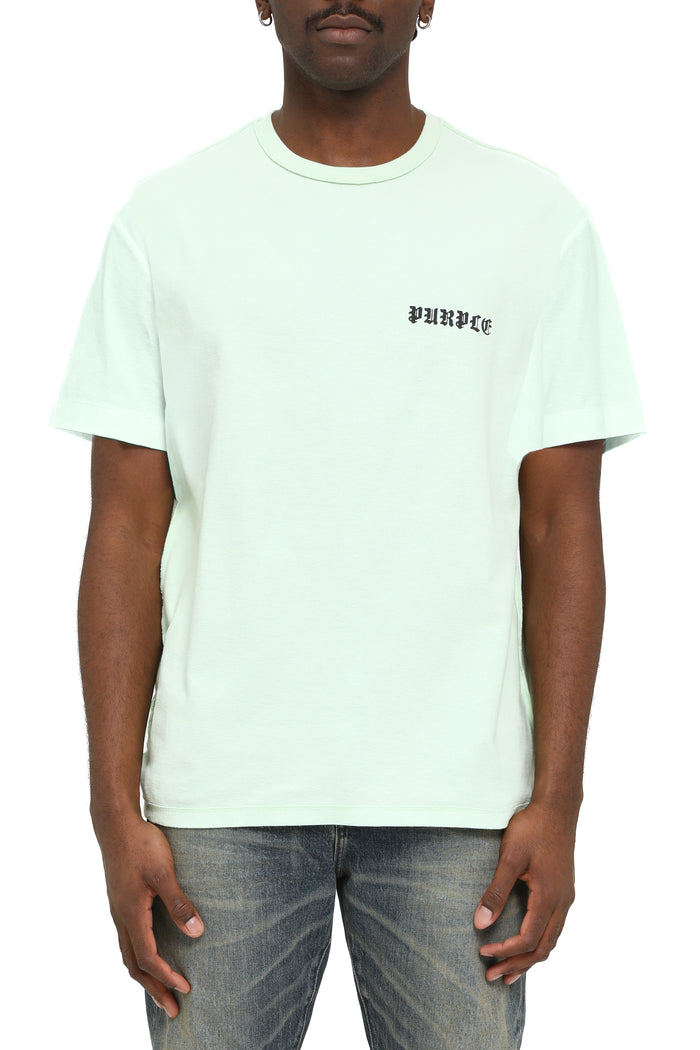 Purple Brand P104 Green TSGF425 Textured Inside Out Tee - Green