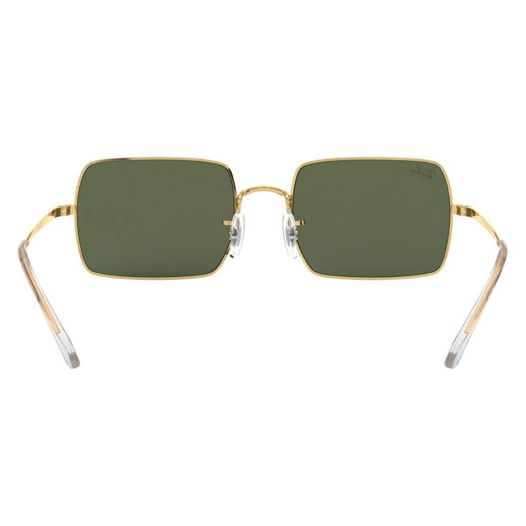 RAYBAN - RECTANGLE | Gold w/ Green