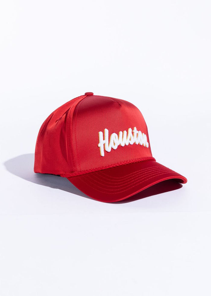 Reference Houston Souvenir Hat - Satin Red