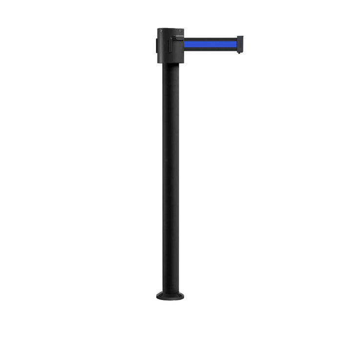 BLACK WITH HORIZONTAL BLUE STRIPE