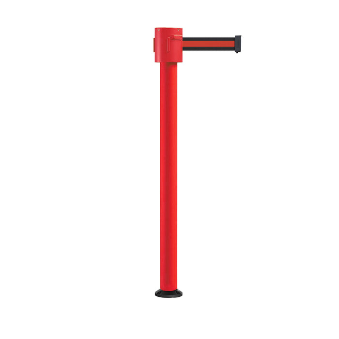 BLACK WITH HORIZONTAL RED STRIPE