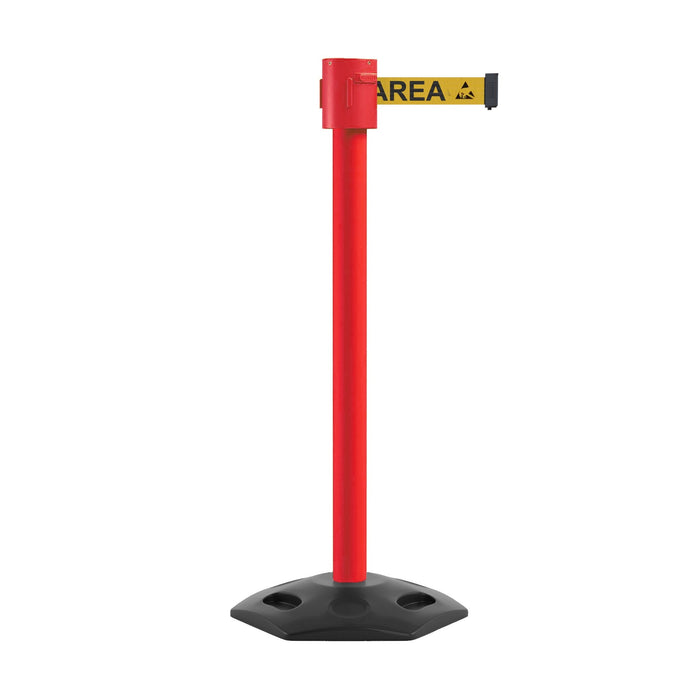 YELLOW WITH "ESD PROTECTED AREA" BLACK LETTER ESD LOGO