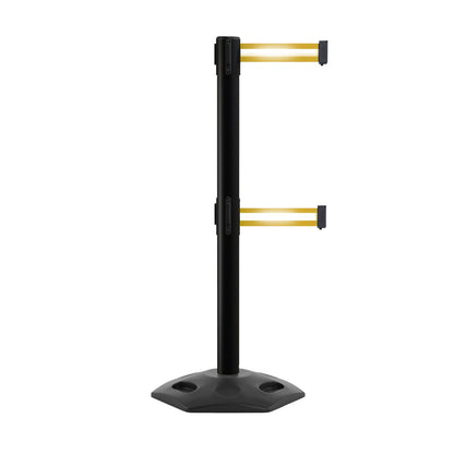 Black / Yellow with Horizontal Reflective Stripe