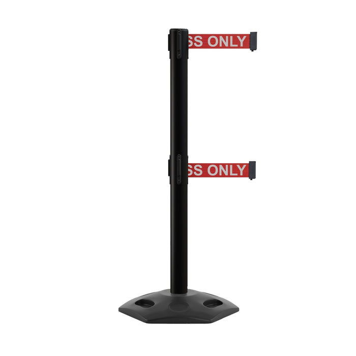 Black / Red with "AUTHORIZED ACCESS ONLY" White Letters