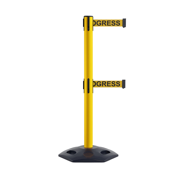 YELLOW / YELLOW WITH "CLEANING IN PROGRESS" BLACK LETTERS