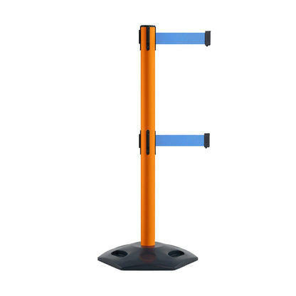ORANGE / LIGHT BLUE