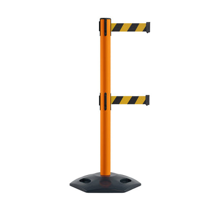 ORANGE / BLACK AND YELLOW DIAGONAL
