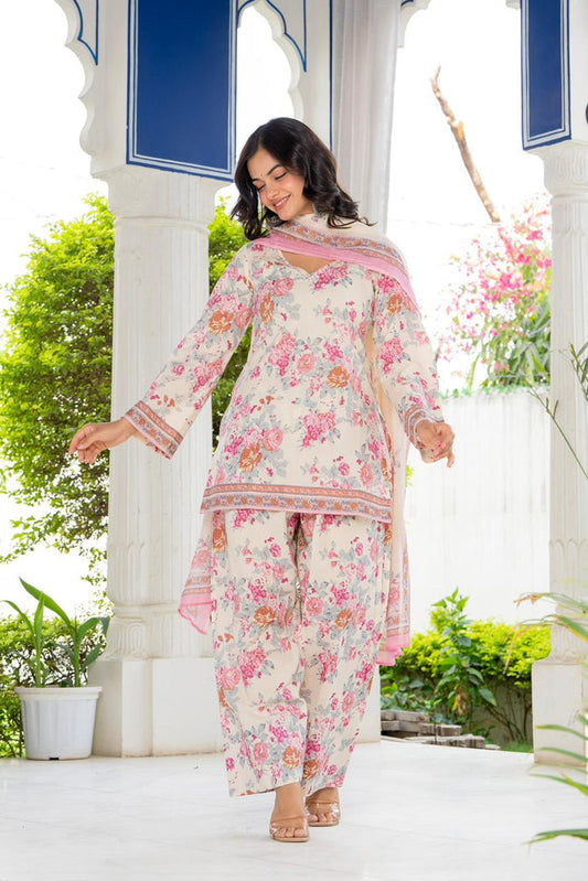 ROSE BLOOM FARSHI SALWAR SET