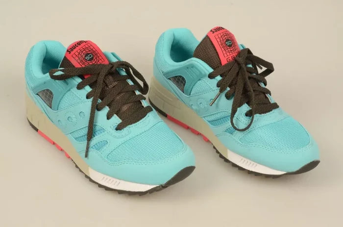 Saucony GRID SD2015 S70217-12 Teal White Red  Mens Sneakers