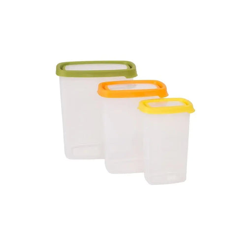 Seal It 3 Piece Tall Rectangular Food Box Set (3.2L,1.7L,750ml) Wham Storage