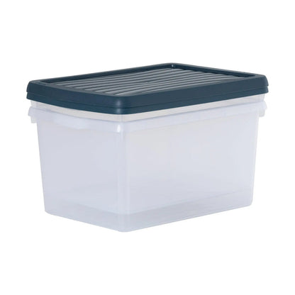 Set of 2 Wham Box 16 Litre Plastic Storage Box with Lid Wham Storage