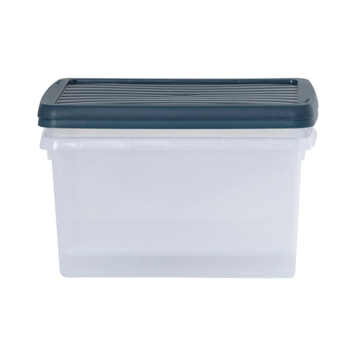 Set of 2 Wham Box 16 Litre Plastic Storage Box with Lid Wham Storage