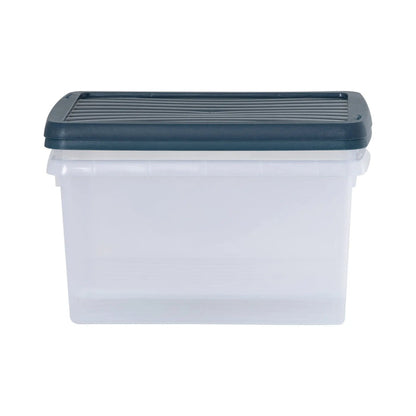 Set of 2 Wham Box 16 Litre Plastic Storage Box with Lid Wham Storage