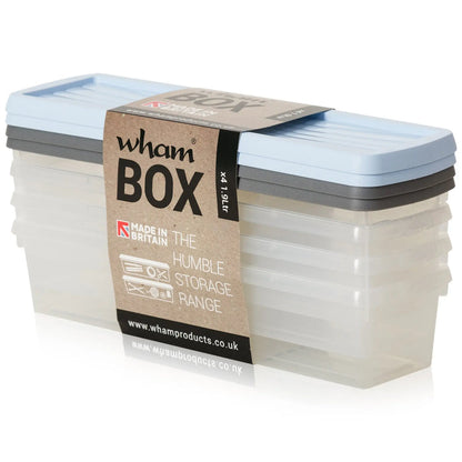 Set of 4 - 1.9 Litre Wham Box Wham Storage