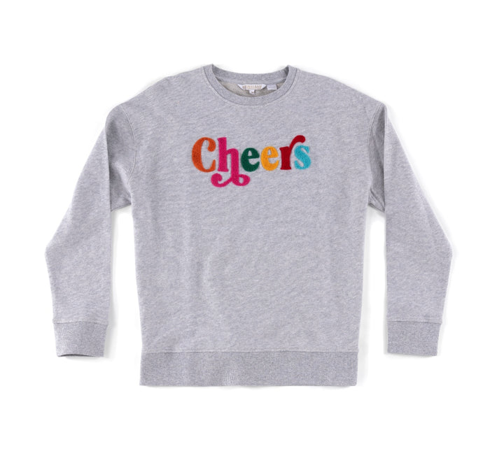 Shiraleah "Cheers" Classic Sweatshirt, Grey