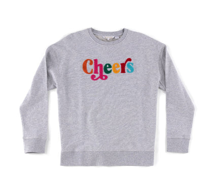 Shiraleah "Cheers" Classic Sweatshirt, Grey