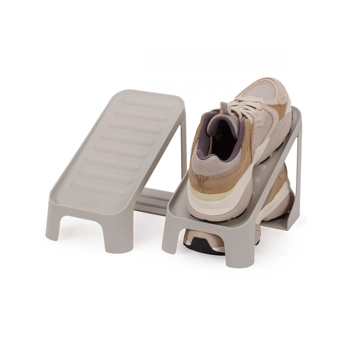 Shoe-In Compact 2-Piece Ecru Shoe Caddy Joseph Joseph