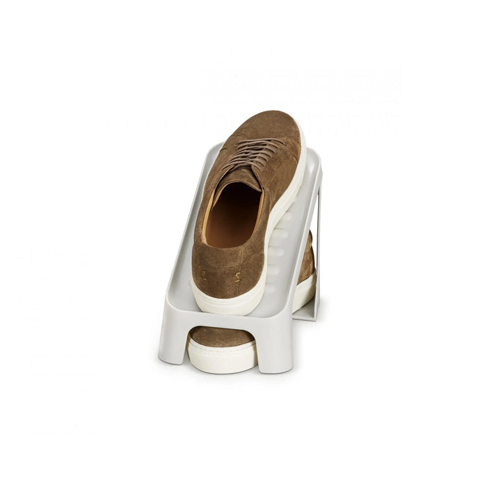 Shoe-In Compact 2-Piece Ecru Shoe Caddy Joseph Joseph