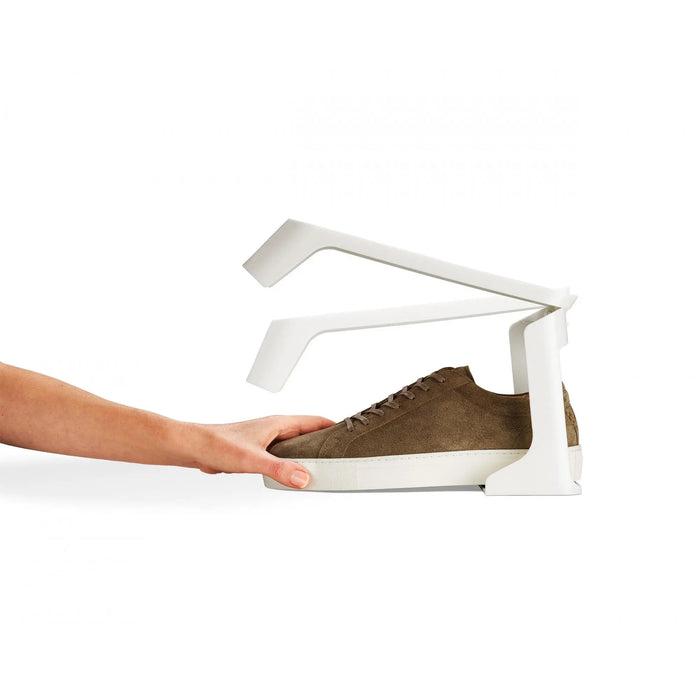 Shoe-In Compact 2-Piece Ecru Shoe Caddy Joseph Joseph